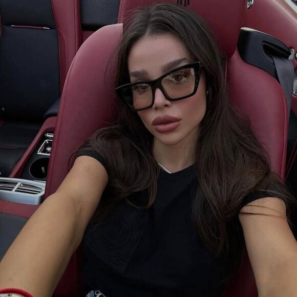 Saint Laurent SL276 MICA 025 Sunglasses Black Cat Eye Frame, Clear Lenses - Picture 4 of 14